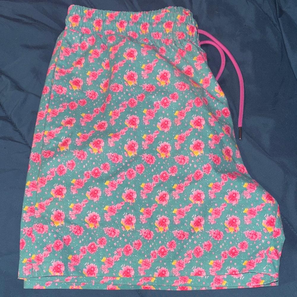 Strawberry Milk Mob Floral Board Shorts